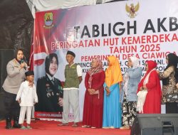Silaturahmi Kamtibmas, Kapolresta Cirebon Sambangi Warga Desa Ciawigajah Kecamatan Beber