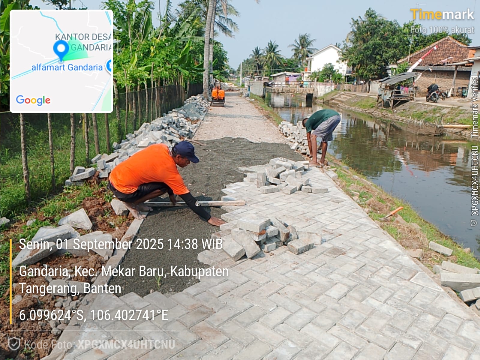 Proyek Paving Blok Di Kecamatan Mekar Baru Diduga Tidak Sesuai Spek dan Sengaja Abaikan K3 (dok.istimewa)