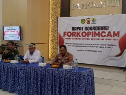 Danramil 0614-01/Kesambi Hadiri Rapat Koordinasi Forkopimcam Kecamatan Kesambi