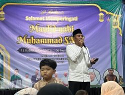 PHBI Maulid Nabi Muhammad SAW di Masjid Jami’ Assafinah Berlangsung Khidmat