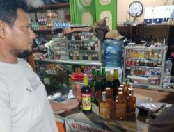 Polresta Cirebon Sita 112 Botol Miras Hasil Razia Pekat