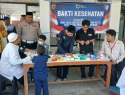 Peringati Hari Lalu Lintas Bhayangkara ke-70, Polresta Cirebon Gelar Bakso Kes di Masjid Abu Hurairah