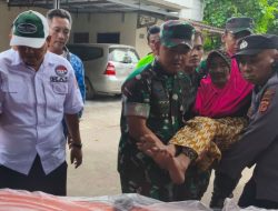TNI PEDULI  DANDIM 0620/KAB. CIREBON KUNJUNGI DAN BERIKAN BANTUAN KEPADA WARGA DI DESA JAPURA BAKTI