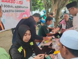 Polresta Cirebon Gelar Bakti Sosial Kesehatan Gratis di Masjid Ar Rodloh