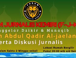 Tasyakuran Forum Jurnalis Kemiri Digelar di Kampung Klebet Pabuaran