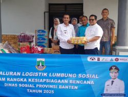 Dinsos Banten Salurkan Bantuan Logistik untuk KSB Kecamatan Kemiri