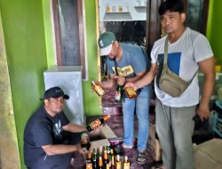 Polresta Cirebon Sita Puluhan Botol Miras Hasil Razia Pekat