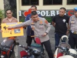 Polres Cirebon Kota Ungkap Sindikat Curanmor, Empat Residivisi Diamankan dan Motor Korban Dikembalikan.