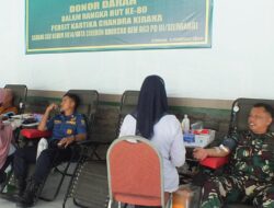 Persit Kodim 0614/Kota Cirebon Gelar Bakti Sosial Donor Darah Sambut HUT ke-80
