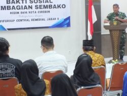 Kodim 0614/Kota Cirebon Bersama FIF Group bagikan Sembako untuk Anggota Pepabri