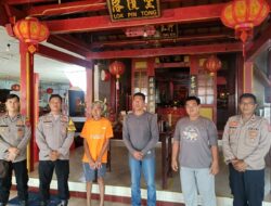 Patroli Monitoring Vihara Imlek 2577 Kongzili, Polresta Cirebon Pastikan Situasi Kondusif