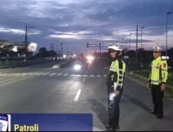 Sat Lantas Polres Serdang Bedagai Gelar Patroli Asmara Subuh