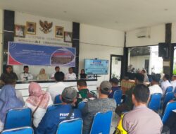 Babinsa Pegambiran Hadiri Konsultasi Publik Pembangunan Pusat Perkulakan Indogrosir