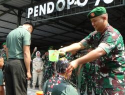 Dandim 0614/Kota Cirebon Pimpin Apel Kenaikan Pangkat dan Pelepasan Purna Tugas