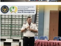 Lapas Siborongborong Bagikan Peralatan Mandi untuk Warga Binaan