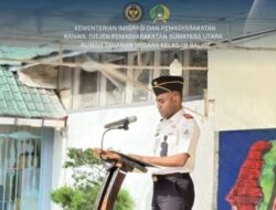 Rutan Kelas IIB Balige Laksanakan Upacara Hari Kebangkitan Nasional.