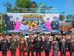 Karutan Balige Hadiri Kegiatan Upacara dan Syukuran Hari Bhayangkara Ke 80 Tahun