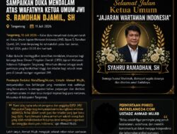 Ketua Umum JWI S. Ramdhan Djamil Tutup Usia, Pimred MataElang24.com Ustadz Ahmad Mujib: Indonesia Kehilangan Tokoh Pers Berdedikasi