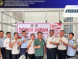 Sambut HUT RI ke-81, Jajaran Rutan Kelas IIB Sidikalang Gelar Aksi Donor Darah di PMI Dairi