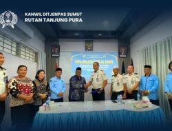 TINGKATKAN PEMBINAAN ROHANI WARGA BINAAN RUTAN TANJUNG PURA TANDATANGANI PKS BERSAMA KEMENTERIAN AGAMA KABUPATEN LANGKAT
