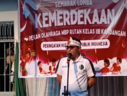 Pembukaan Pekan Olahraga Rutan Kandangan Semarakkan HUT RI ke-81