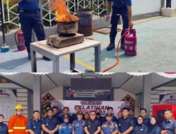 Tingkatkan Kesiapsiagaan, Petugas Rutan Kandangan Ikuti Pelatihan APAR dan Simulasi Penanggulangan Kebakaran