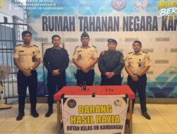 Perkuat Deteksi Dini, Rutan Kandangan Gelar Razia Blok Hunian