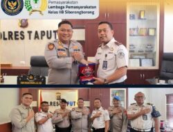 Pererat Sinergi Penegakan Hukum, Kalapas Siborongborong Silaturahmi ke Kapolres Tapanuli Utara