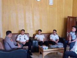 Perkuat Sinergi Lintas Sektoral, Karutan Humbahas Sambangi Kapolsek dan Danramil Dolok Sanggul